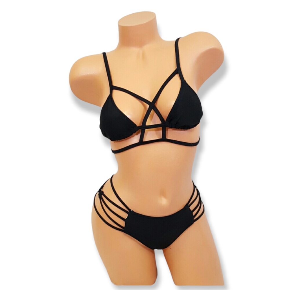 Sexy Caged Design Teeny Bikini